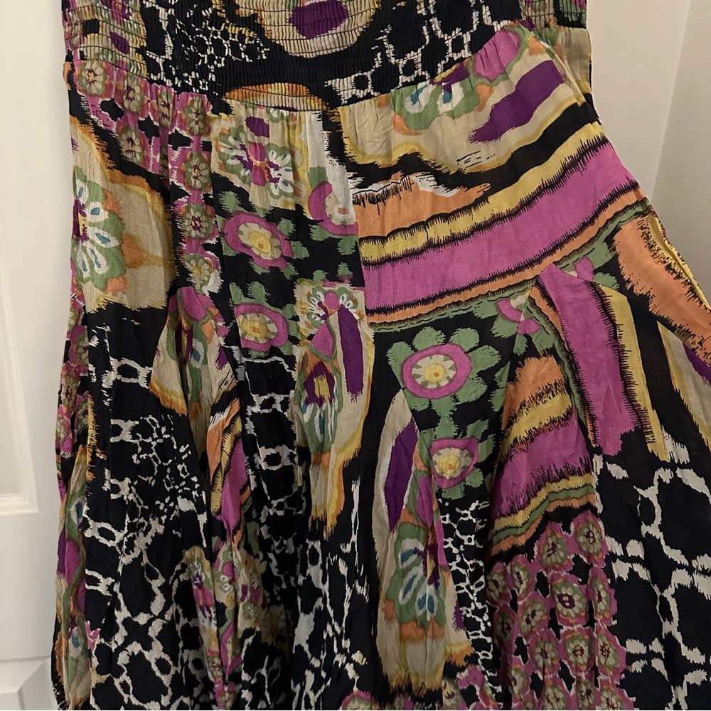 Grace Elements Black and Pink Fit and Flare Midi Skirt - Picture 5 of 8